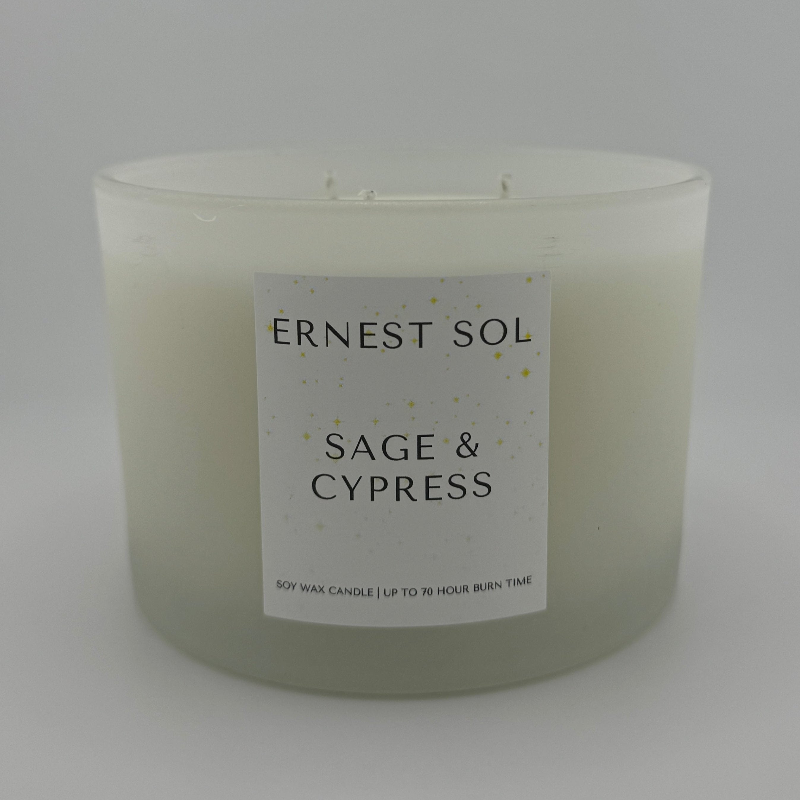 3-Wick Sage & Cypress Candle